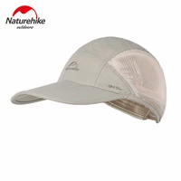 naturehike new mesh cap fishermen outdoor sport mesh hat quick drying summer visor climbing hunting desert cap