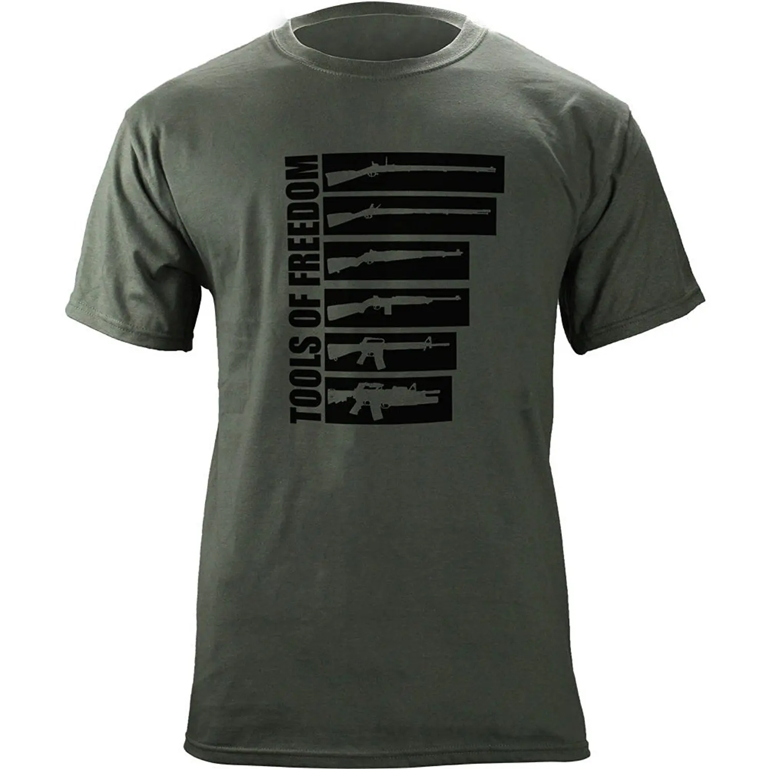 

2019 New Summer Men Tee Shirt Original Tools of Freedom Molon Labe T-Shirt