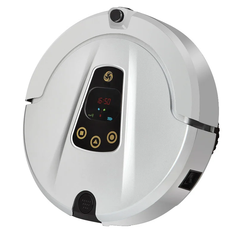 Робот пылесос Мощное всасывание для тонкий ковер и жесткий пол большая мусорная