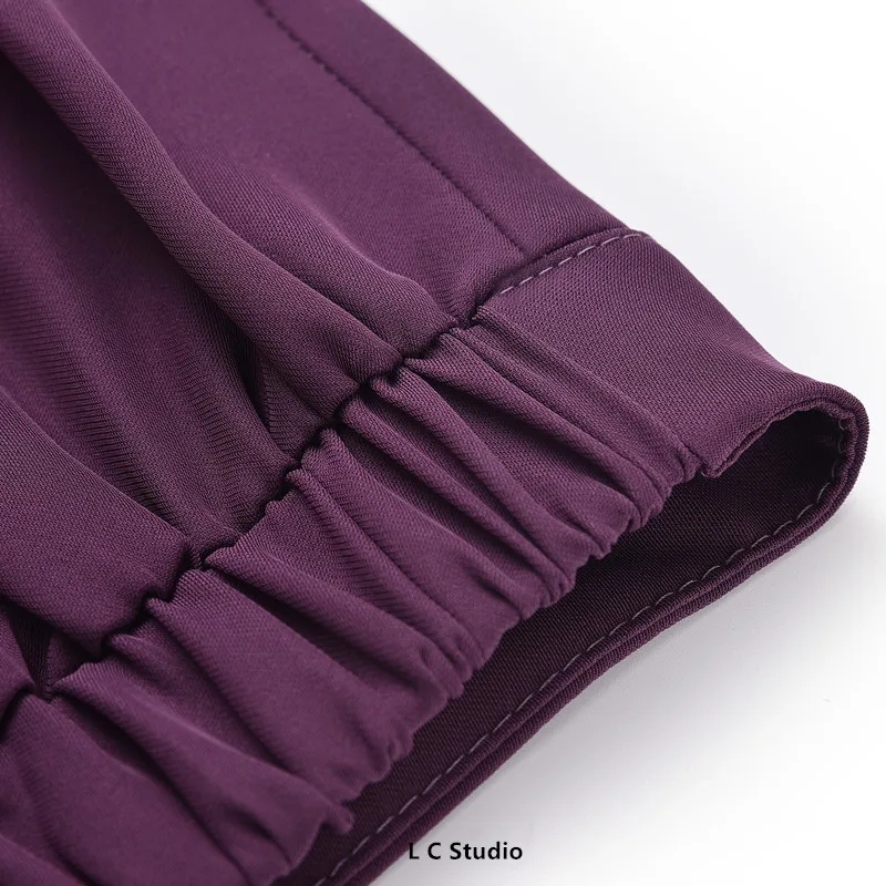 Популярная Корейская элегантная юбка с тонкой талией женская летняя длинная