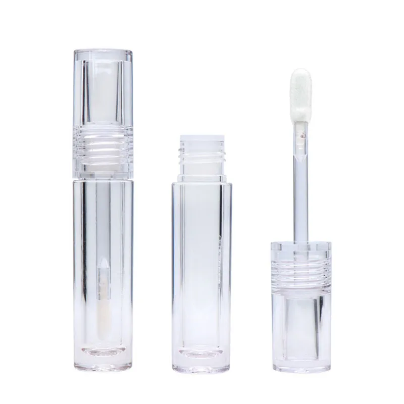 30pcs Empty Lip Gloss Tubes, 4ml Transparent Wand Tubes Refillable Lipgloss Containers C115