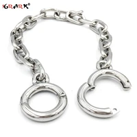 thumb toes bondage cuffs slave torture bondage adjustable stainless steel shackles manacles for couples sm