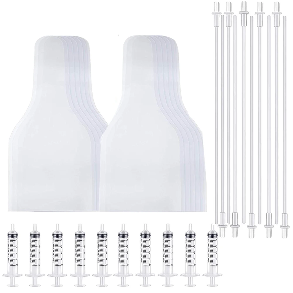 Juego de inseminaci&oacute;n Artificial para perros, Kit de criador canino desechable, bolsas de colecci&oacute;n de semen, tubo de inseminaci&oacute;n, cr&iacute;a de perros, Veterina, 5/10 unidades-0