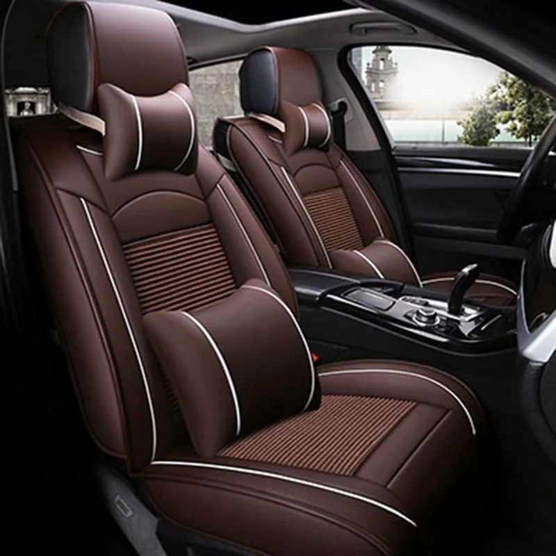 WLMWL универсальный кожаный чехол на автомобильное сиденье для Mitsubishi ASX outlander lancer