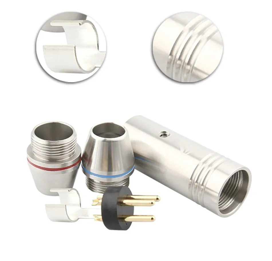 1 комплект XLR разъем 3PIN Динамик Джек для микрофонного микшера аудио разъем XLR штекер XLR Женский Джек аудио разъем адаптер