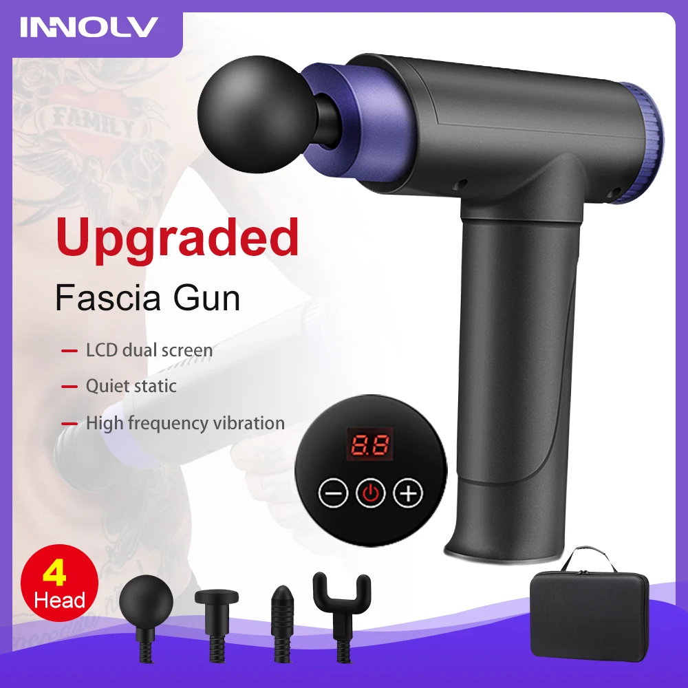 Мини электрический пулемет массажный пистолет электрическая мышечная вибрация