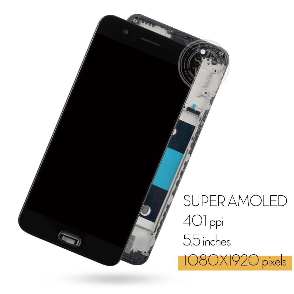 SRJTEK для Oneplus 5 экран A5000 ЖК дисплей сенсорный дигитайзер в сборе рамка OnePlus T One Plus 1 +
