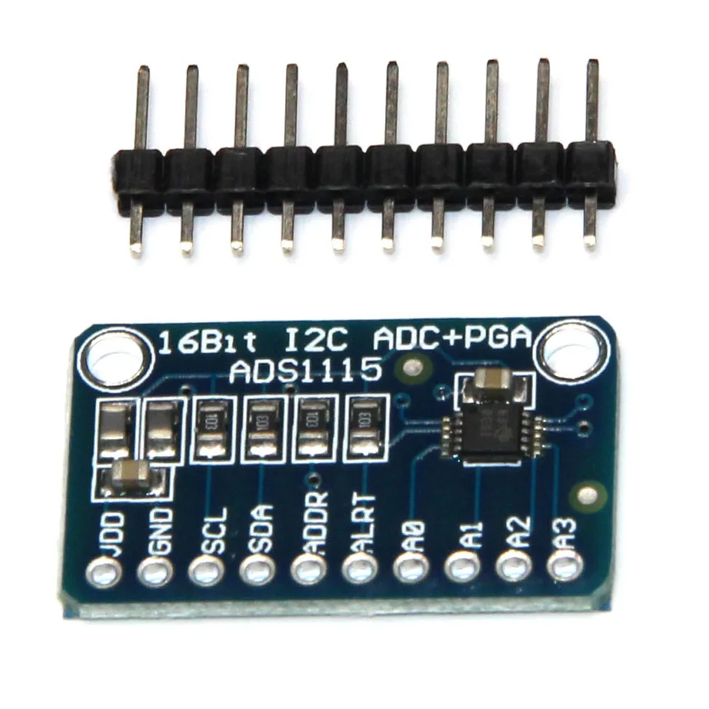 

10 шт. Новый 16 бит I2C ADS1115 модуль ADC 4 канала с усилителем Pro для Arduino RPi