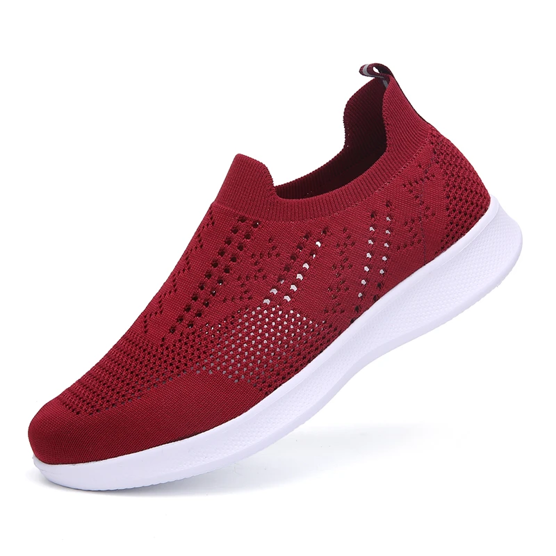 Женские теннисные туфли новинка 2020 дышащие женские красные кроссовки Zapatos De Mujer