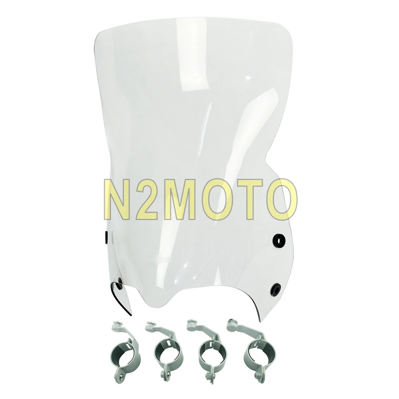 Мотоцикл Иридиум ясный дым ветровые экраны лобовое стекло дефлекторы w/кронштейн