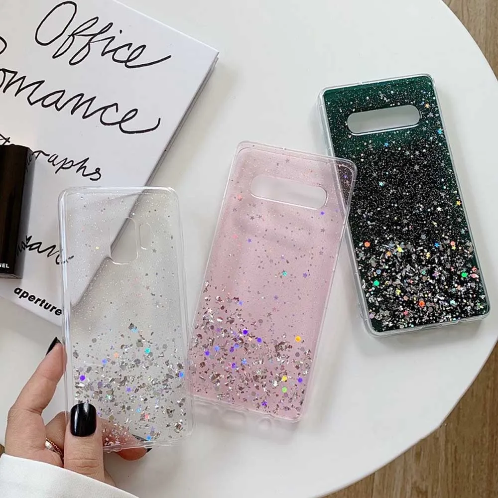 

Glitter Cover for Samsung Galaxy A80 A10S A750 A11 A41 A6 A20E M30 A20S A60 A81 A91 A31 A01 A21 A21S CORE A71 A51 A72 5G Case