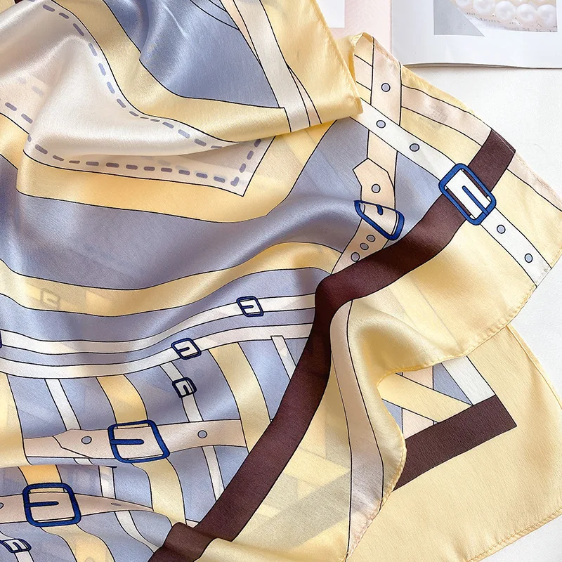 

Autumn and Winter New Women's Scarf Comfortable Multi-functional Silk Scarf Decoration long Shawl Gifts for Ladies