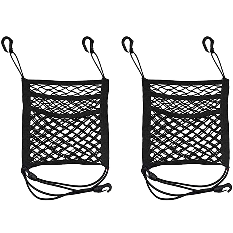 Сетчатый барьер для домашних животных 2 шт. сетчатый собак заднее сиденье с