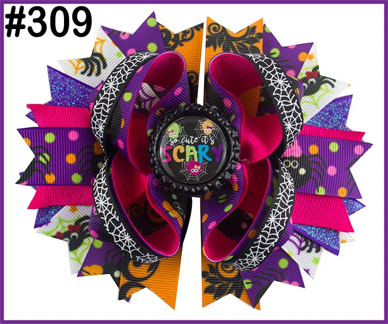 Бесплатная доставка E group 120 шт. эксклюзивные банты для волос на Хэллоуин День