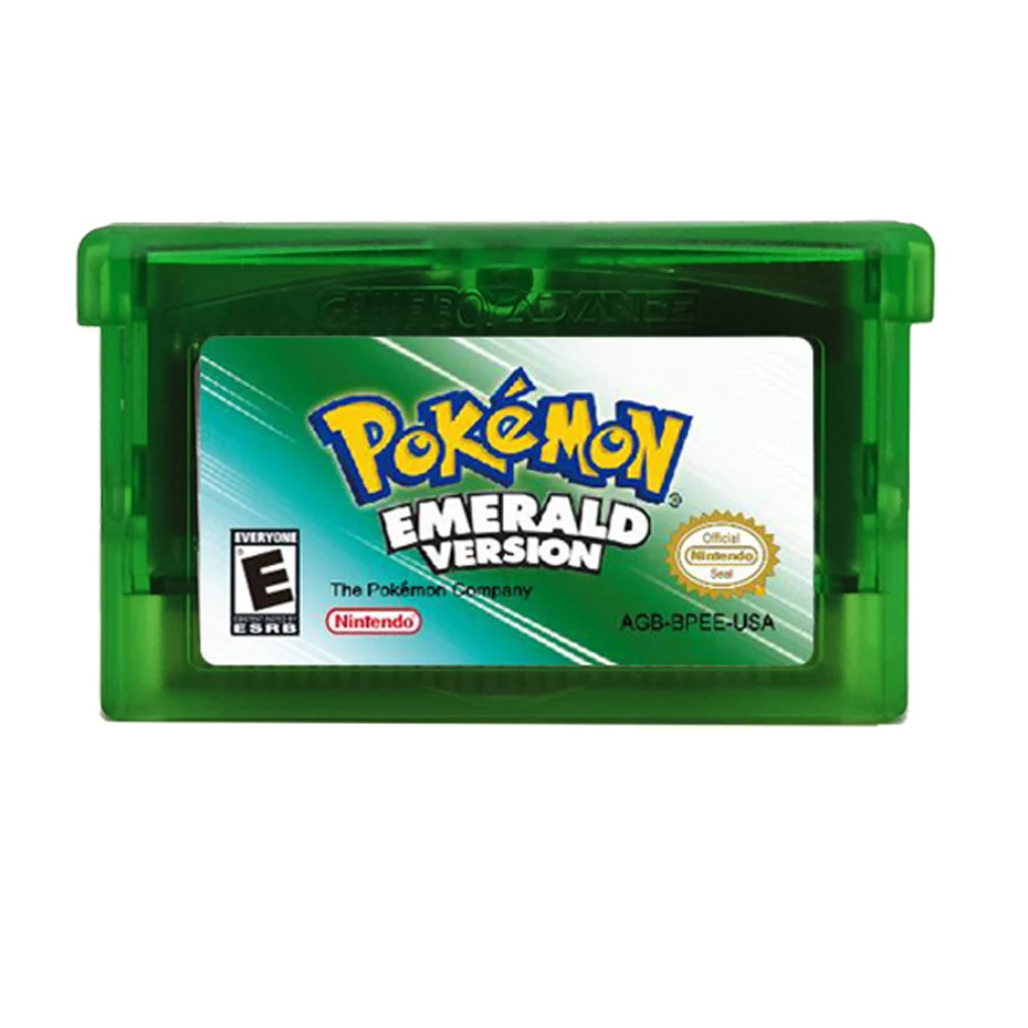

Cartouche de jeu vido 32 bits pour Console Nintendo GBA, srie Pokemon, serpent maill, Flora, anglais, premire dition