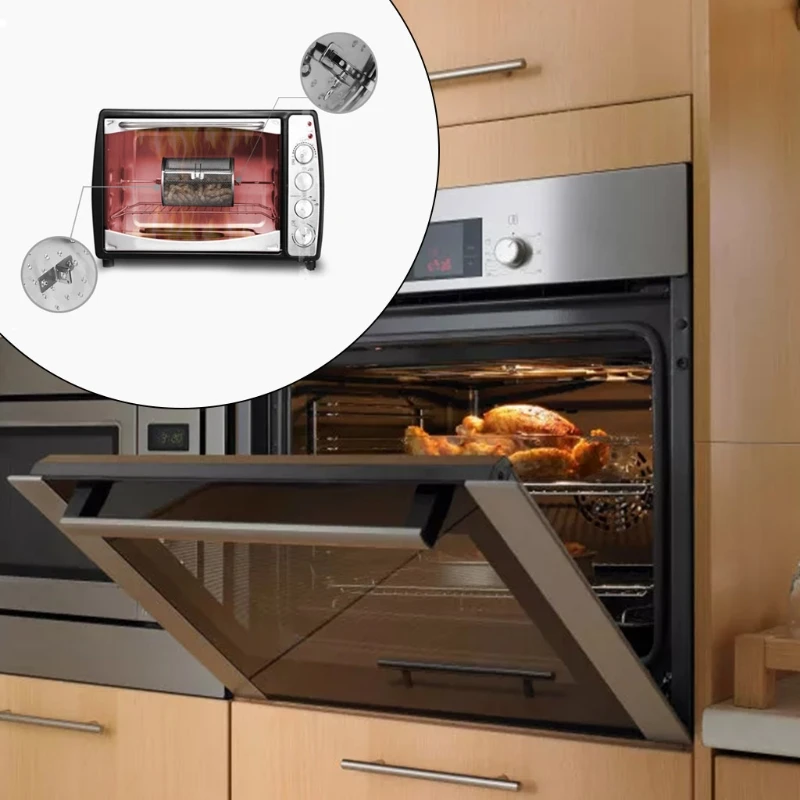 

Stainless Steel Rotisserie Grill Roaster Drum Oven Basket for Roast Baking Peanut Dried Nut Coffee Beans BBQ 5.51x7.09in