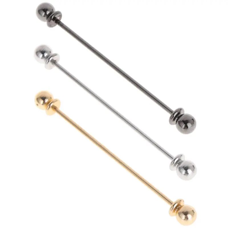 Мужская рубашка с булавками зажим для галстука застежка роскошная деловая