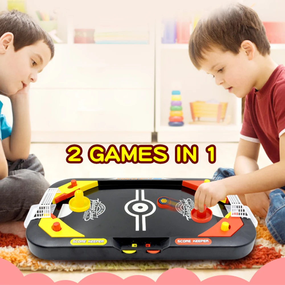 

2 In 1 Intelligence Develop Educational Interactive Toys Bedroom Home Children Kids Indoor Party Board Game Tabletop Ice Hockey
