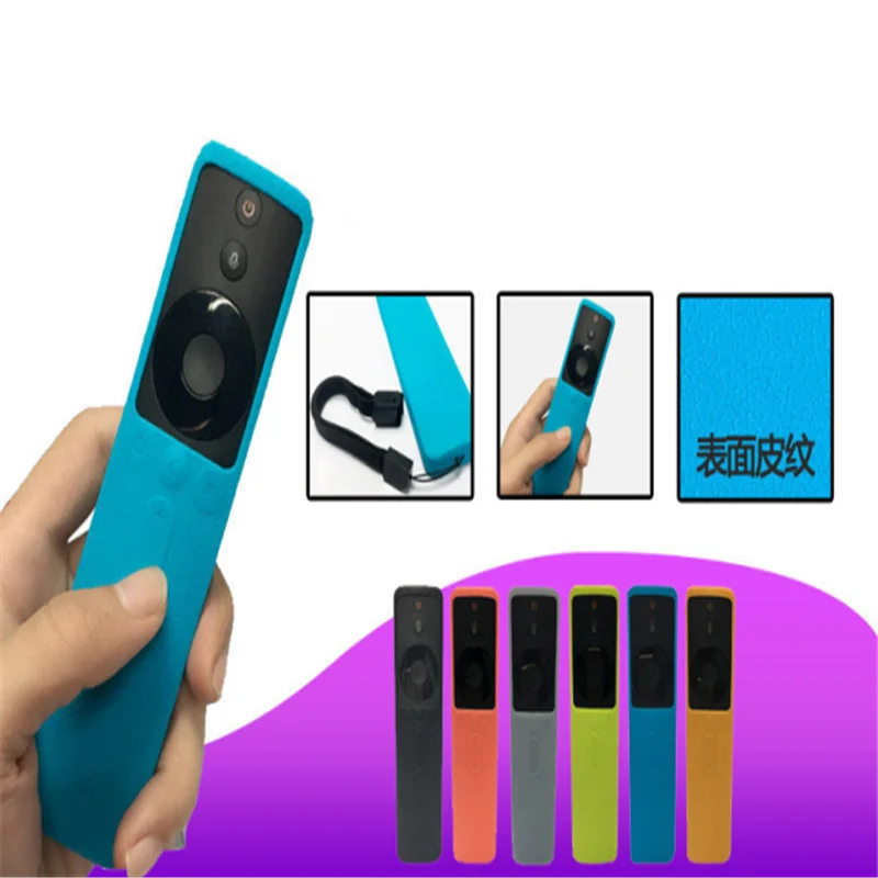 1 шт. защитный силиконовый чехол для Xiaomi mi Bluetooth 4,1 голосовой пульт дистанционного управления для Xiao mi tv/tv Box улучшенная версия