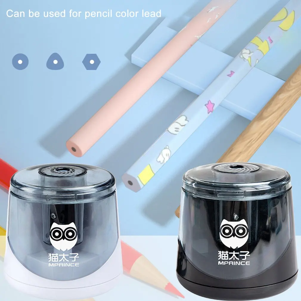 

USB Electric Pencil Sharpener Automatic Pencil Sharpeners For Office School Single Hole Pencil Sharpener