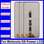 Оптовая продажа, оригинальный ЖК-дисплей 6,8 дюйма для Motorola Moto G9 XT2091-4 3 шт., ЖК-дисплей + цифровой преобразователь сенсорного экрана в сборе