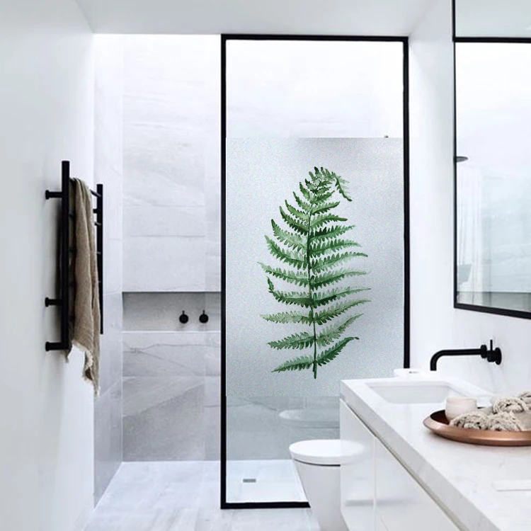 Растительный Узор оконная пленка статическая цепляющая виниловая теплоизоляция