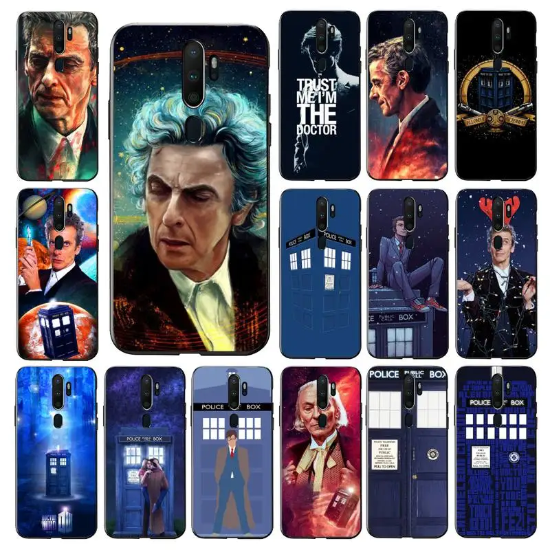 

YNDFCNB Tardis Box Doctor Who Phone Case for vivo Y91C Y11 17 19 53 81 31 91 for Oppo a9 2020