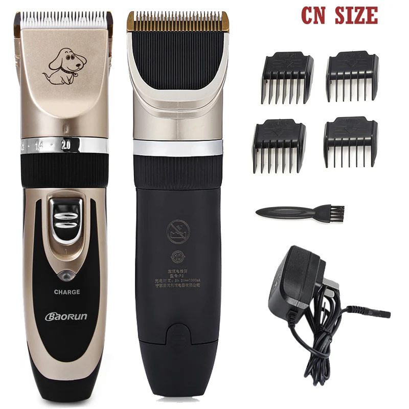 Professional Dog Hair Clippers Trimmer Electric Pet Grooming Tool Rechargeable Cat Shaver Hair Cutter Dog Haircut Machine EU US
