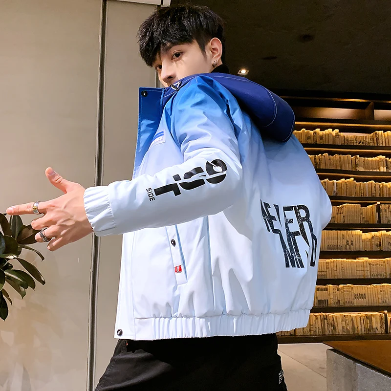 

Fashion Jacket for men Spring Autumn 2020 new Korean fashion casual jacket in red and blue 3XL Sun protection clothing coat