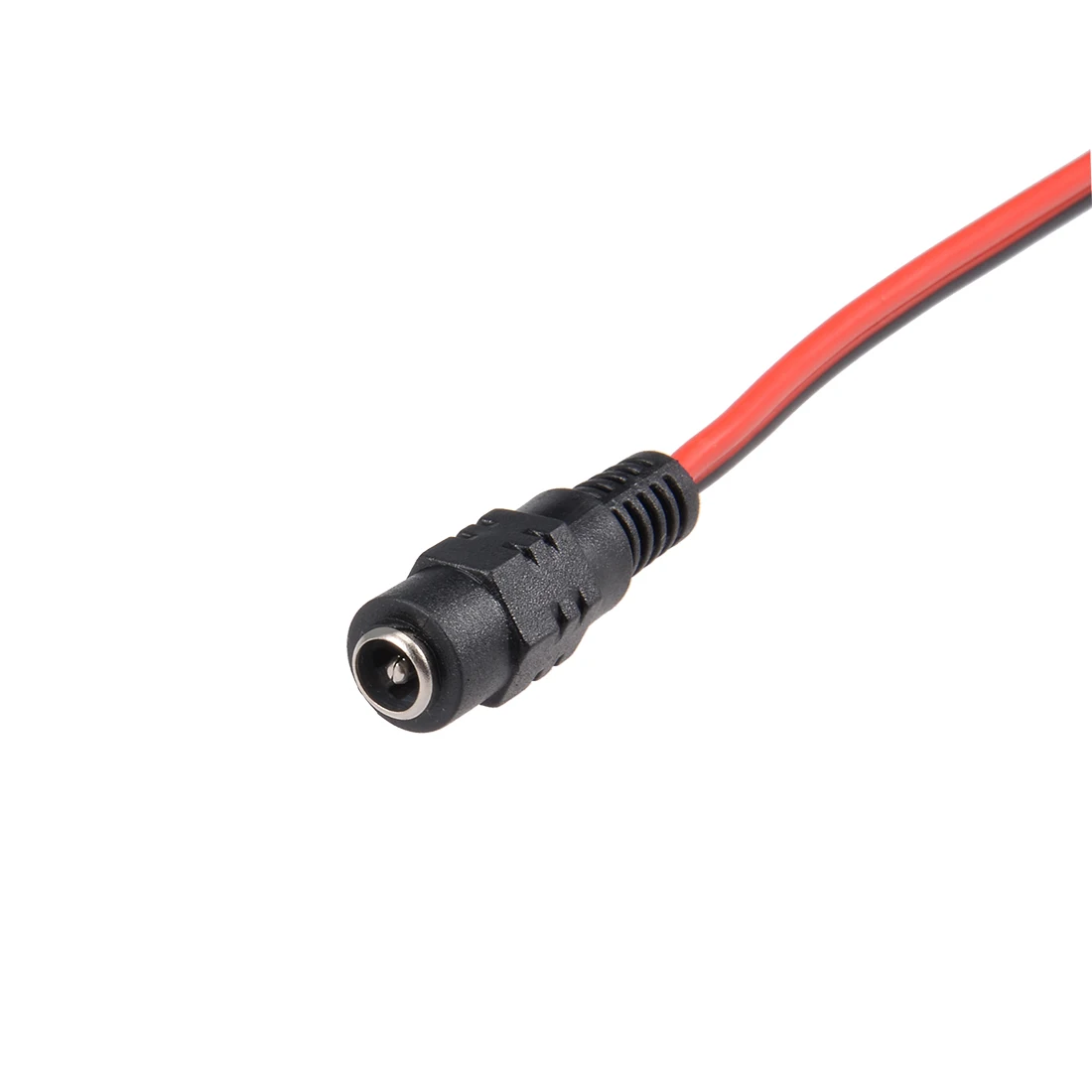 uxcell 2.1x5.5mm 12V DC Female Jack to Alligator Clip Power Cable Connectors for CCTV Security Camera Lighting Adapt 1Pcs | Обустройство
