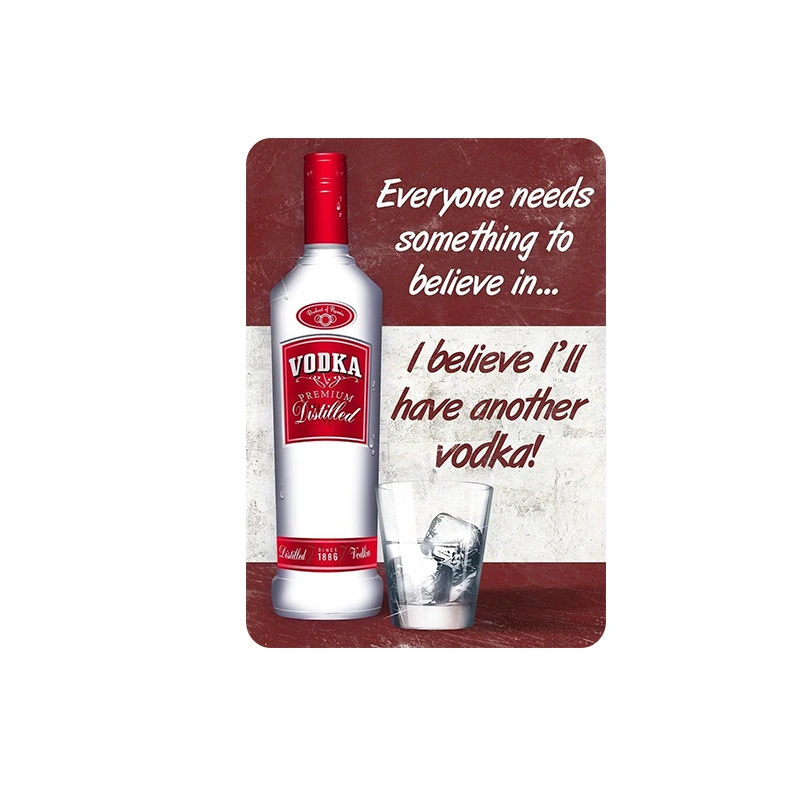 Beer Wine Cup Series Tin Sign Metal Wall Plaques Decor Bar Pub Restaurant Kitchen Plate Poster Art Craft Painting Decoration | Дом и сад