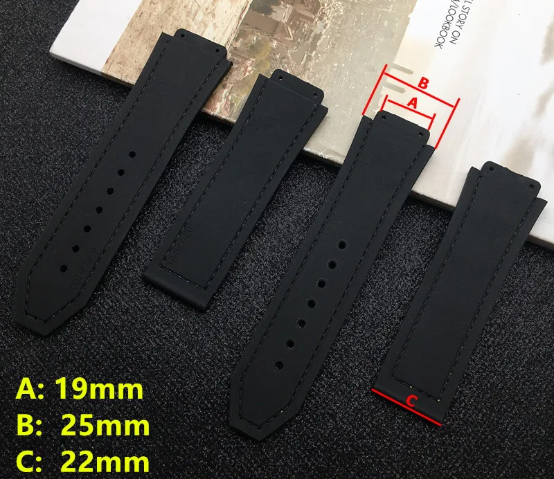 Ремешок из натуральной бамбуковой коровьей кожи резиновый силиконовый Браслет