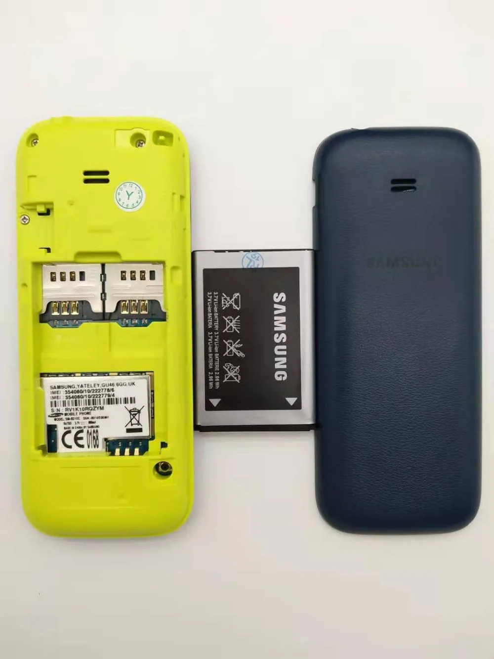 B310E разблокированный мобильный телефон samsung Guru Music 2, две sim-карты, мобильный телефон, английская/Русская клавиатура