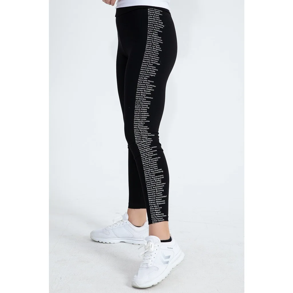 WPR Yanlari Newspaper Detail Women Leggings