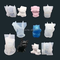 3d rabbit lucky cat dog jewelry mold silicone jewelry tools for making jewelry accesorries