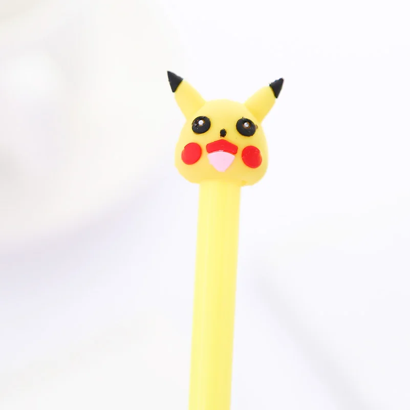 12 шт./компл. животных милая гелевая ручка с изображением покемона Пикачу Детская