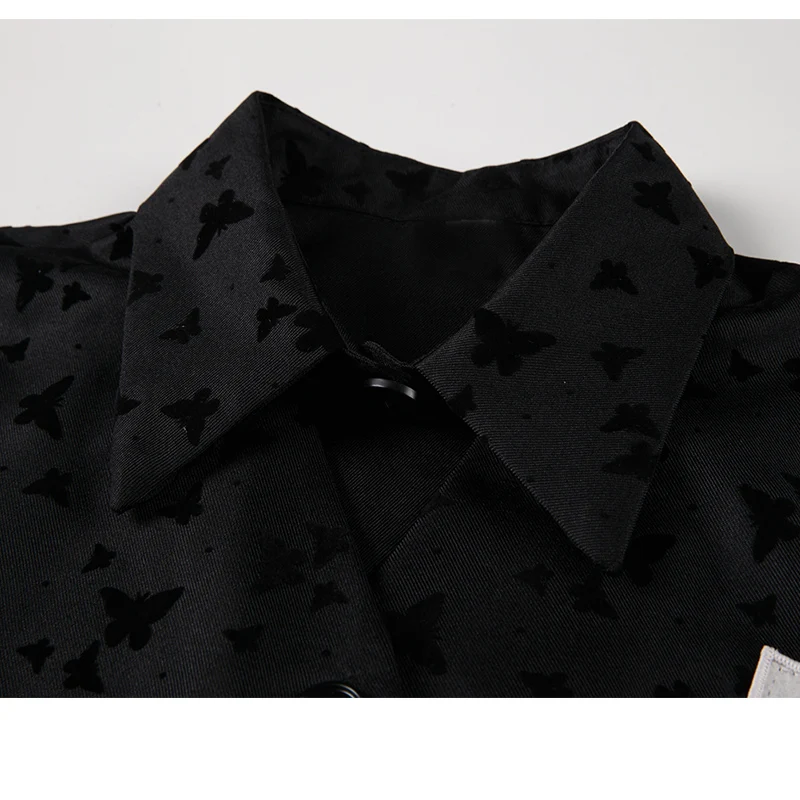 Осень 2021 винтажная женская блузка французская фальшивая рубашка из двух частей