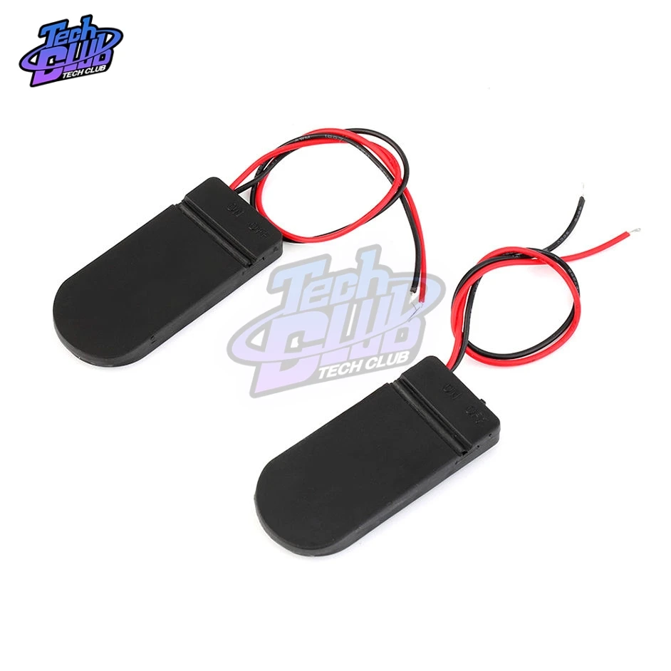 CR2032 кнопочный держатель для монет и батарей чехол с переключателем ВКЛ./ВЫКЛ. 3 в x2