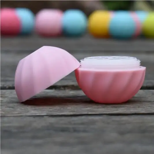 Sakura Pink 30 X красочный матовый Diy мяч стиль губы контейнер для бальзама просто горячий положить в Needn не плесень новая круглая губная помада - Цвет: Sakura Pink