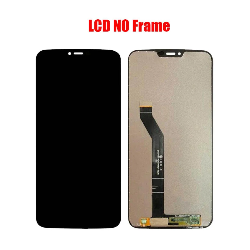 

For Motorola MOTO G7 Power Original LCD screen assembly With front case Black With repair tool and Tempered film