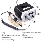 Фрезер для ногтей, 30000 обмин, 1 шт.