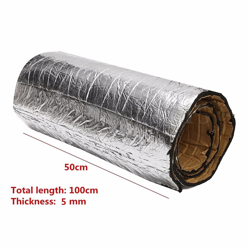 

Thick Car Van Soundproofing Automotive Sound Deadener Deadening Acoustic Foam Noise Insulation Foam 50cm*100cm*5mm