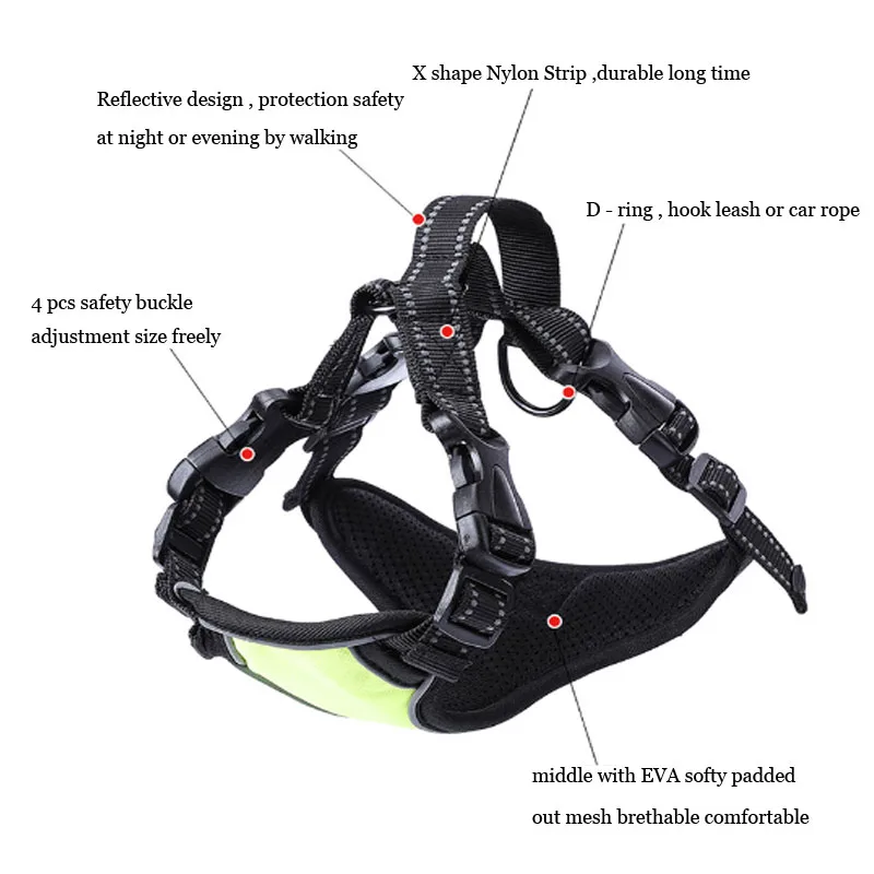 Собачий автомобильный поводок грудь Страховочная привязь с ремнем