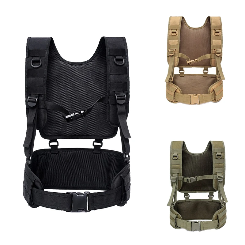 

Molle Tactical Chest Rig Vest Military Hunting Vests Harness Combat Padded Belt Outdoor Airsoft Paintball Equipment