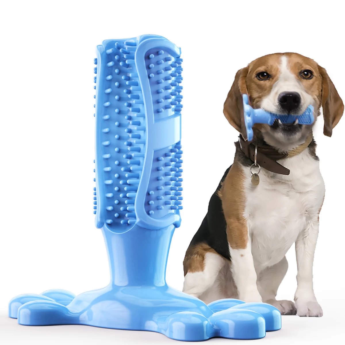 

Rubber Dog Chew Toys Dog Toothbrush Teeth Cleaning Kong Dog Toy Pet Toothbrushes Brushing Stick Pet Supplies Puppy Popular Toys