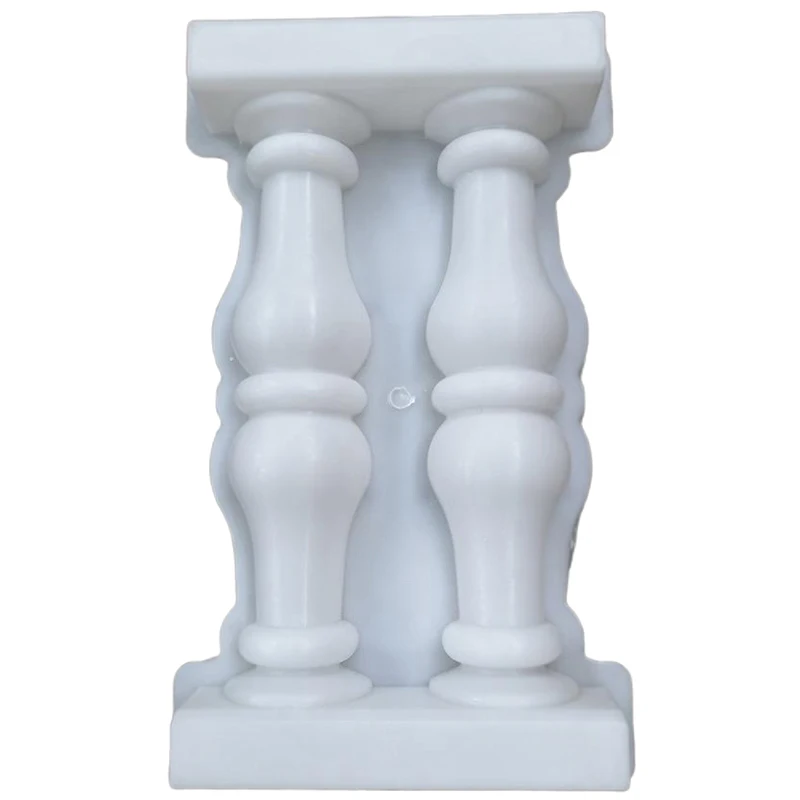 

50X28X7cm Roman Column Mould DIY Paving Molds Balcony Fence Garden Pool Cement Railing Plaster Concrete Mould Guardrail