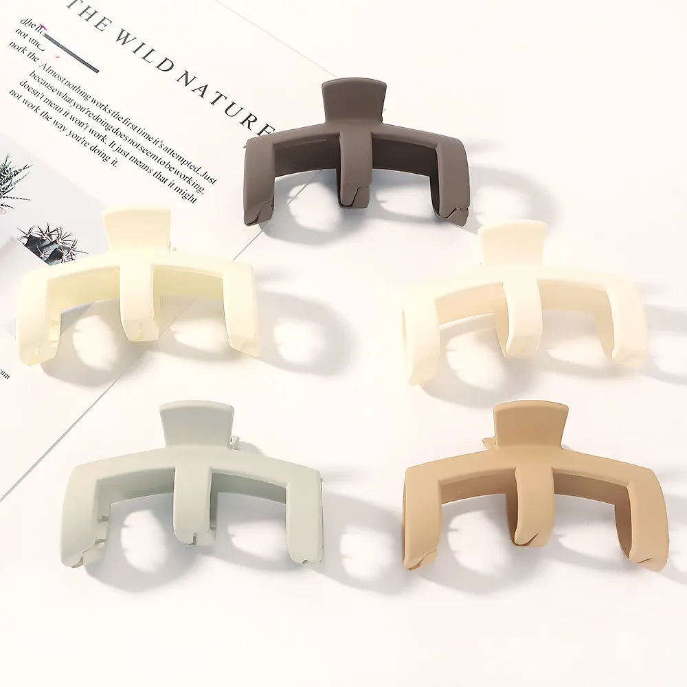 

Модные большие Когти для волос типа M для женщин, Банные волосы, краб, конский хвост, зажим для больших волос, заколка для волос для девочек, г...