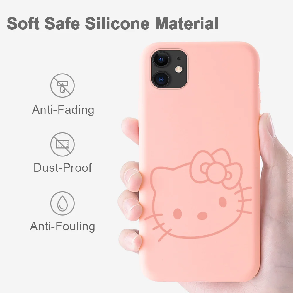 Чехол для Samsung Galaxy A6 Plus A7 A9 2018 A9S A750 с мультяшным котом ударопрочный мягкий жидкий