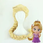 Парик, Принцесса Рапунцель блондинка длинная коса термостойкие синтетические волосы Хэллоуин Карнавал ролевые игры вечерние + Бесплатный парик