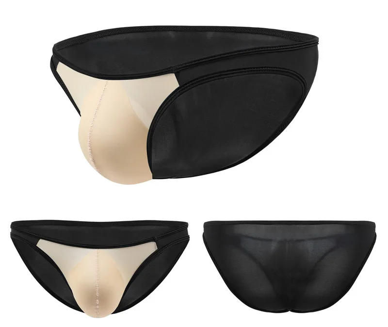 8PCS Men's Briefs U Convex Thin Ice Silk Low Waist  Sexy Bikini Underpants Shorts Underwear Men Sexy Underwear  Hot Sale Pantie